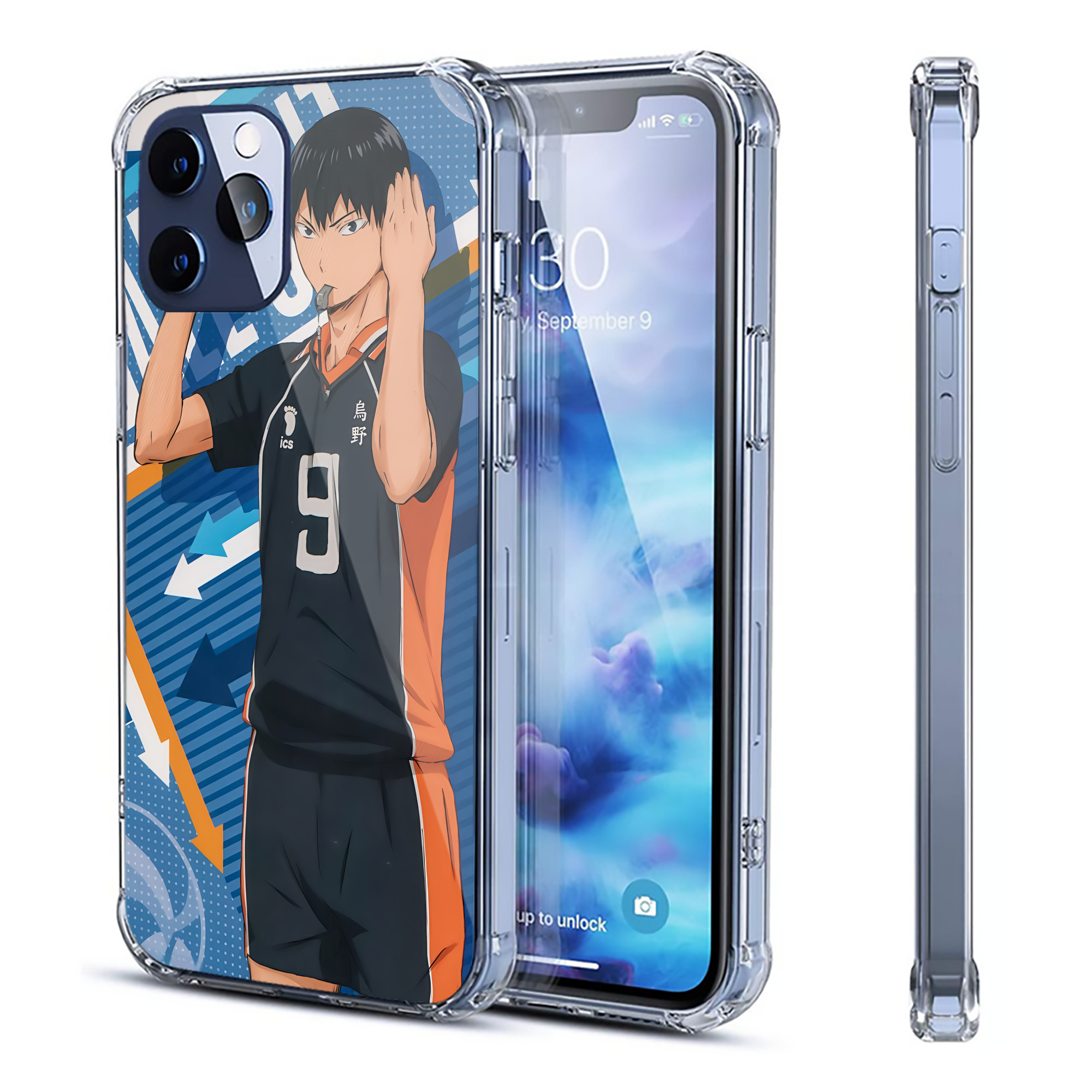 （画像用） ハイキュー!! Haikyu!! 【iPhone 12シリーズ対応】透明スマホケース（クリアソフトケース）